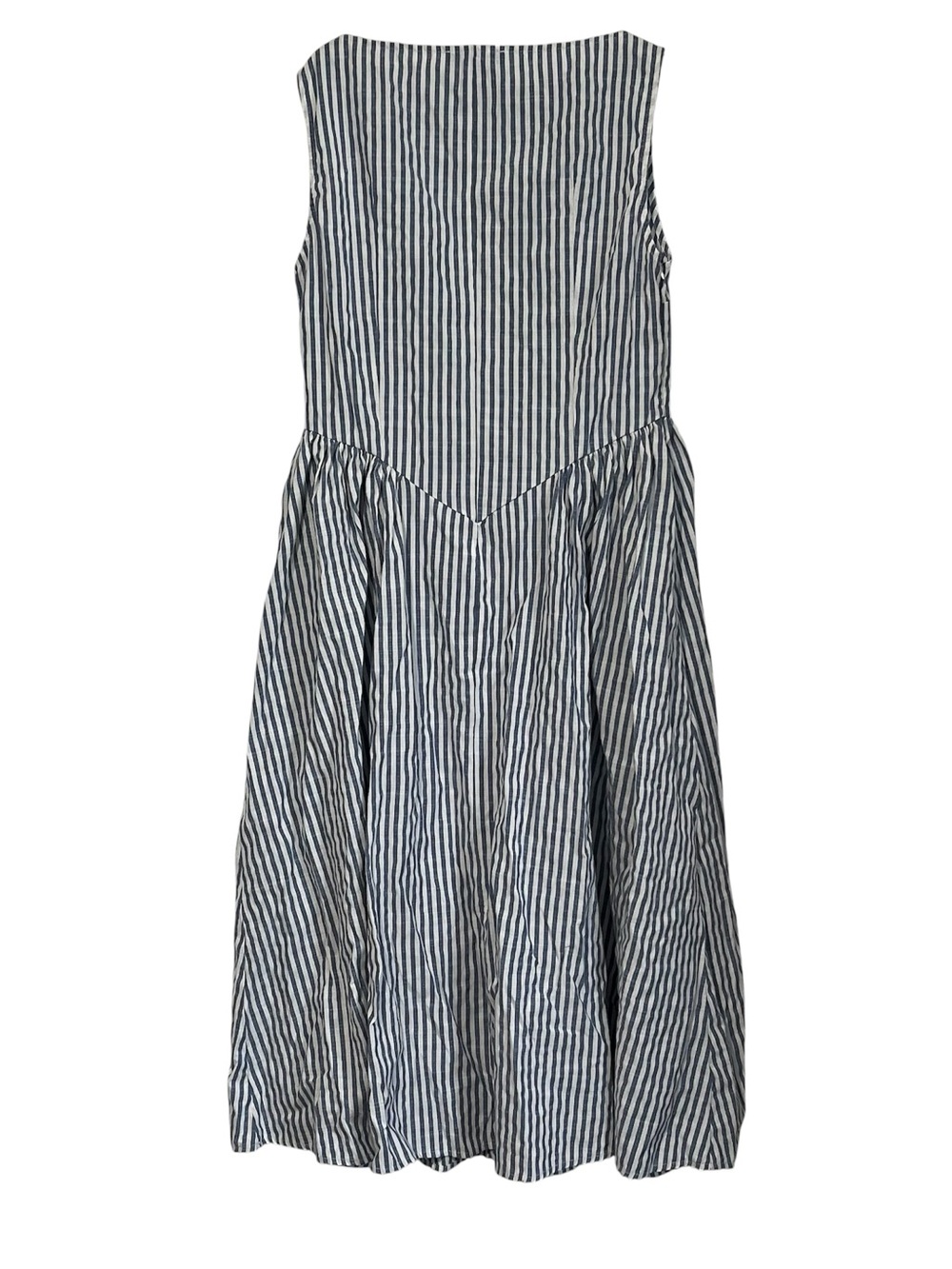 Cider XL women’s blue and white striped sleeveless dress - Picture 7 of 7